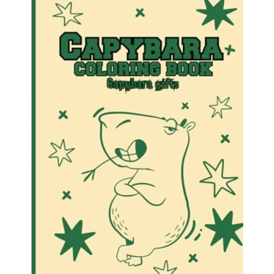 Abbildung von capybara gifts: coloring book for adults and kids