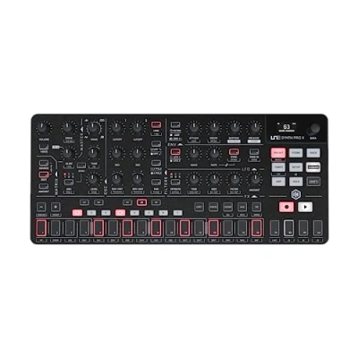 Abbildung von IK Multimedia UNO Synth PRO X, paraphonic dual filter analog synthesizer with sequencer, integrated FXs and CV connections