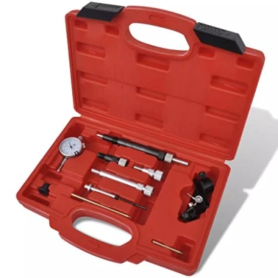 Abbildung von vidaXL Einstell Werkzeug Dieselpumpe Einspritzpumpe Adapter Messuhr Bosch Lucas=