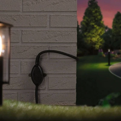 Abbildung von Paulmann LED Außen Wandleuchte &quot;Plug &amp; Shine Sensor Wireless Twilight Outdoor IP67 Schwarz&quot;, 1 flammig