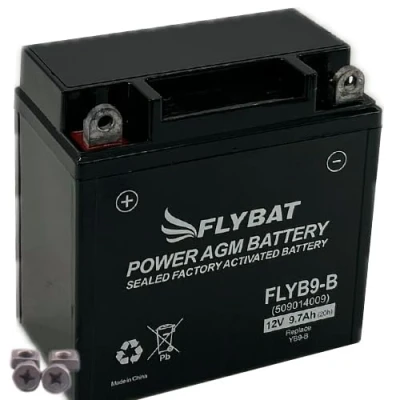 Abbildung von Batterie FlyBat FLYB9 B / YB9 AGM geschlossen