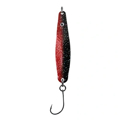 Abbildung von Dega Fishing Hook Jumper Blinker Einzelhaken 25g G, Rot, Schwarz, Hartstahl, 1 Stück