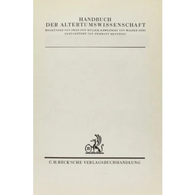 Abbildung von Handbuch der Altertumswissenschaft, Bd.1/1, Geschichte griechischen Literatur, Die klassische Periode Literatur: griechische Literatur vor attischen Hegemonie