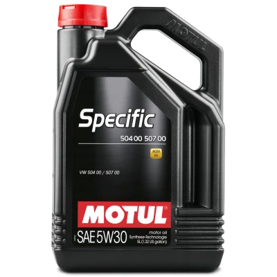Abbildung von Motul Specific 504 00 507 5W 30 5l Motoröl 107368 VOLKSWAGEN: Passat B5 GP Variant, Touran I, Golf 5 Schrägheck, AUDI: A4 B9 Avant, B8 Avant