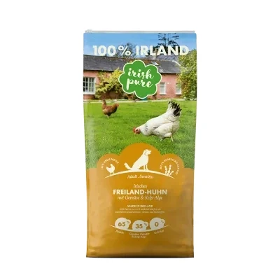 Abbildung von Trockenfutter Irisches Freiland Huhn mit Gemüse &amp; Kelp Alge, Adult 4kg