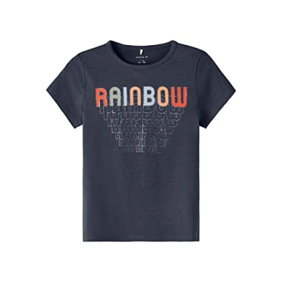 Abbildung von Name it Nkftikka Langarmshirt für Kinder, Größe: 116, Dark sapphire