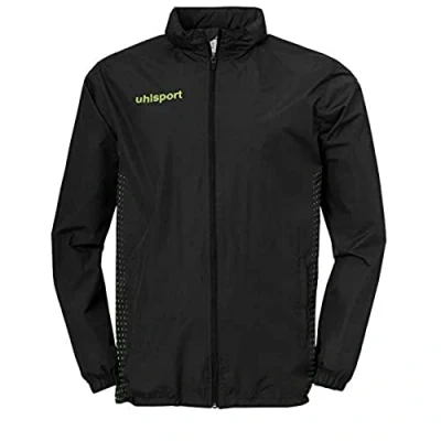 Abbildung von Uhlsport Herren Score Regenjacke, schwarz/Fluo grün, XXL