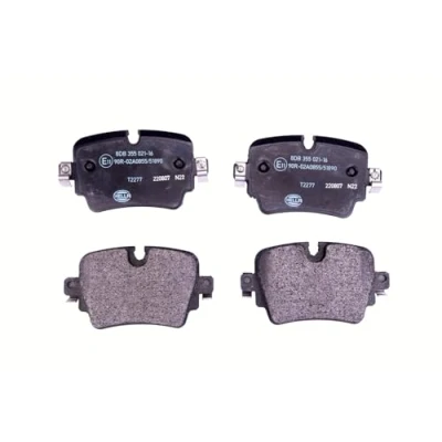 Abbildung von HELLA 8DB 355 021 161 Bremsbelagsatz für Verschleißwarnanzeiger vorbereitet JAGUAR: XJ Limousine, F Type Cabrio, Coupe