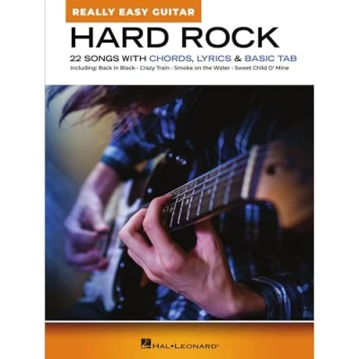Abbildung von Hard Rock: 22 Songs With Chords, Lyrics, &amp; Basic Tab (Really Easy Guitar)