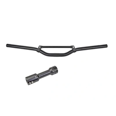 Abbildung von Downhill Enduro Lenker Set Matt Schwarz für Yamaha Aerox, MBK Nitro 50