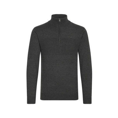 Abbildung von Indicode Jeans Iderno Strickpullover, Herren, Größe: Medium, Charcoal mix