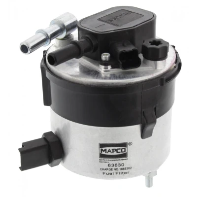 Abbildung von MAPCO 63630 Kraftstofffilter Leitungsfilter 10 FORD: FIESTA 6, Focus 2 Kombi, Schrägheck, VOLVO: V50, V70 3, C30, MAZDA: 3 Hatchback