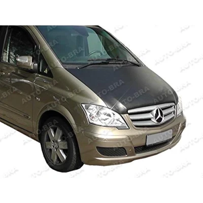Abbildung von AUTO Bra AB 00275 Vollbra Bonnet für die ganze Motorhaube kompatibel mit Mercedes Benz MB Vito Viano W639 2003 2014 Haubenbra Steinschlagschutz Tuning