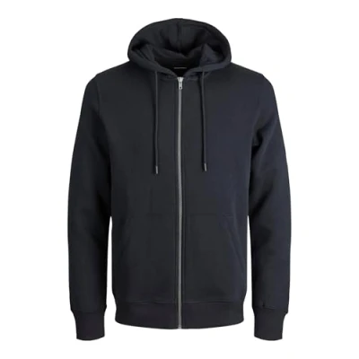 Abbildung von Jack &amp; Jones Jjebradley ZIP HOOD Sweatjacke, Herren, Größe: 6XL, Black