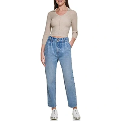 Abbildung von Dkny Damen Women&#039;s Jeans, Light Wash Denim, 29 EU