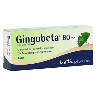 Abbildung von Gingobeta 80 mg Filmtabletten 30 St