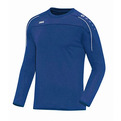 Abbildung von JAKO Fussball Teamsport Classico Sweatshirt, Herren, Größe: Large, Blau/weiss