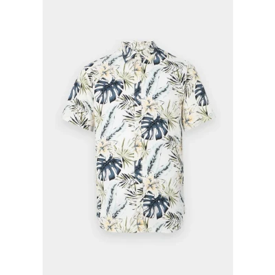 Abbildung von Jack &amp; Jones Jjhawaii AOP Hemd, Herren, Größe: Small, Cloud dancer