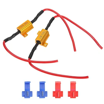 Abbildung von Akozon LED Decoder 2Pcs Auto Anti Hyper Flash Kein Fehler Drahtgebundener Lastwiderstand 10W 39