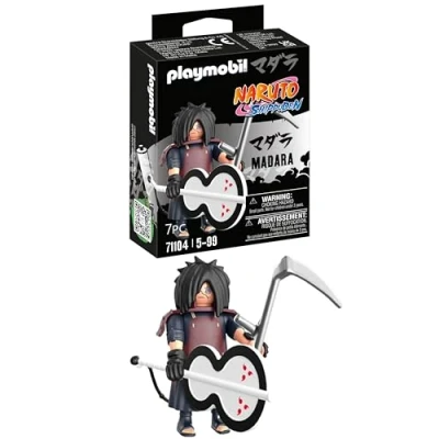 Abbildung von PLAYMOBIL Naruto 71104 Madara mit Gunbai Fächer, kreativer Spielspaß für Animefans tollen Details und authentischen Extras, ab 5 Jahren
