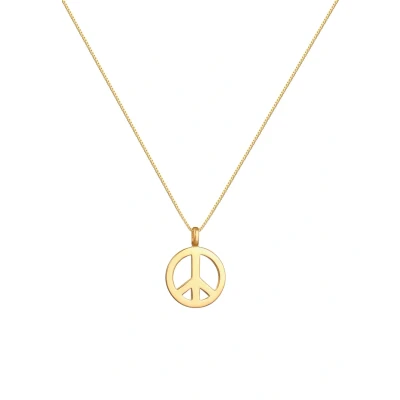Abbildung von Kuzzoi Peace Halskette goldcoloured, Herren, Größe: 60, Gold coloured