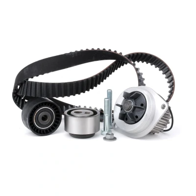 Abbildung von INA 530 0119 30 Wasserpumpe + Zahnriemensatz mit CITROËN: Saxo Schrägheck, Xsara AX, PEUGEOT: 106 II Schrägheck