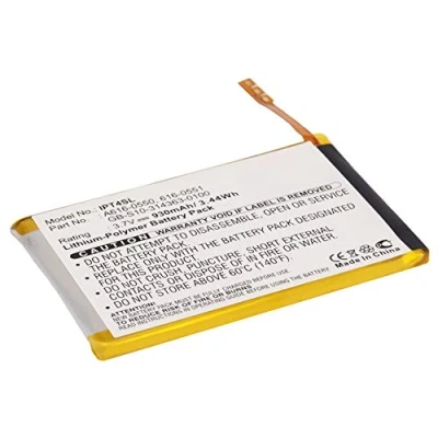 Abbildung von subtel® Ersatzakku 616 0550,616 0551,GB S10 314363 0100,616 0552 Ersatz Akku für Apple iPod Touch 4 Gen. A1367 MP3 / MP4 Music Player 930mAh Zusatzakku 0100, Batterie