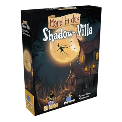Abbildung von Blue Orange, Mord in der Shadow Villa, Partyspiel, Deduktionsspiel, 3 8 Spieler, ab 10+ Jahren, 30 Minuten, Deutsch
