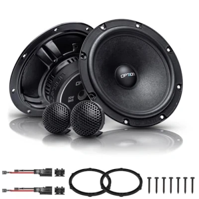 Abbildung von Option Lautsprecher kompatibel mit Opel Corsa F Plug &amp; Play Lautsprechersystem, 70 Watt RMS, 3 Ohm, 90dB