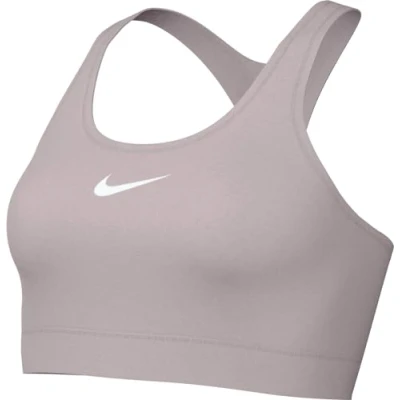 Abbildung von Nike Damen Bra W Nk Swsh Med SPT Bra, Platinum Violet/White, DX6821 019, XS