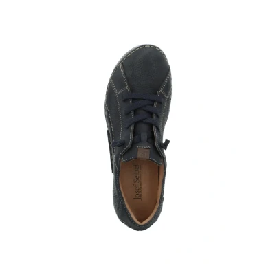 Abbildung von Josef Seibel Damen Low Top Sneaker Fergey 87,Weite G (Normal),Wechselfußbett,Freizeitschuhe,Turnschuhe,Laufschuhe,Blau (Ocean),37 EU