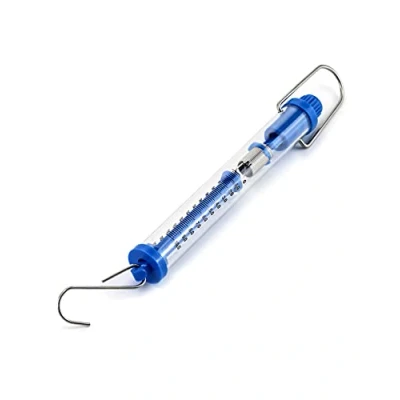 Abbildung von QWORK Federwaage, 10N / 1000g Dynamometer Balance Tubular Für Physik Laborexperimente, kommerzielle
