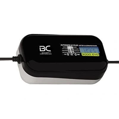 Abbildung von BC 9000 EVO Multilanguage 12V 1A/9A Digitales Auto und Motorrad Batterieladegerät Prüfgerät (Analyse der Batterie Lichtmaschine)