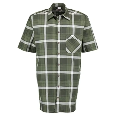 Abbildung von Condor Herren Hemd Kurzarm Arbeitshemd Workwear mit Liegekragen Kraiaq, Größe:47/48, Farbe:Oliv