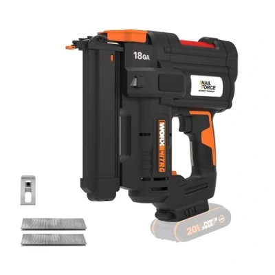 Abbildung von WORX WX844.9 Nitro 20V 18GA Akku Tacker 80 Klammern/min Schießen für Klammern 19 40 mm elektrischer mit hoher Effizienz werkzeugfreier Verklemmungsauflösung ohne &amp; Ladegerät