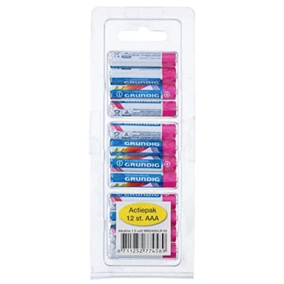 Abbildung von Grundig AAA Batterien Großpackung LR03 Plus 12er Pack