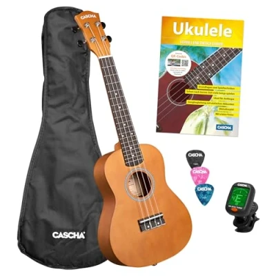 Abbildung von Concert Ukulele Linden Brown Set (incl. Bag, 3 Picks, Book, Tuner)