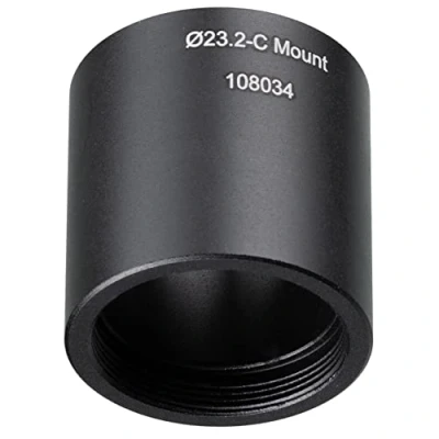Abbildung von Bresser Foto Adapter 30,5mm / C Mount Mikroskop, schwarz