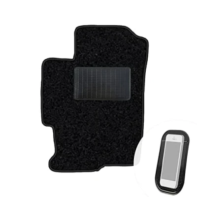 Abbildung von moto MOLTICO Fahrer Fußmatte Auto Velours Fahrerseite Autoteppiche Schwarz Fahrermatte 1 teilig passend für Mazda 6 I 2002 2007