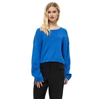 Abbildung von DESIRES Damen Gabi String Pullover Blau M