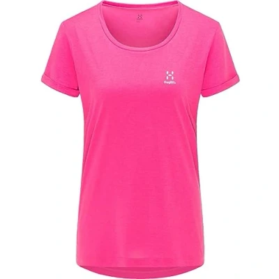 Abbildung von Haglöfs 605158_4T3 Ridge Hike Tee Women T Shirt Damen Ultra PINK Größe XS