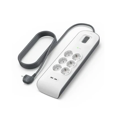 Abbildung von Belkin Surge Protector 6 Steckdosen 2 Meter 2x USB