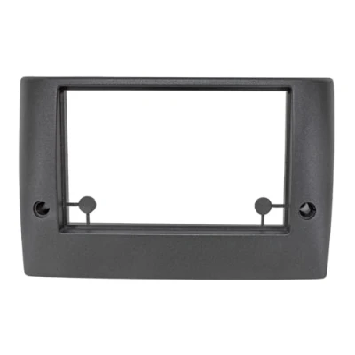 Abbildung von tomzz Audio 2414 041 Doppel DIN Radioblende kompatibel mit FIAT Stilo 2001 2008 anthrazit schwarz