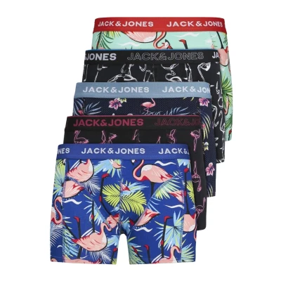 Abbildung von Jack &amp; Jones 5 PACK Jacvel Panties, Herren, Größe: Large, Detail mix