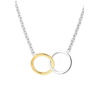Abbildung von Elli Halskette Damen Kreise Bi color in 925 Sterling Silber