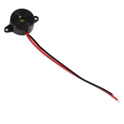 Abbildung von 3 24V Piezo Elektronischer Ton Summer Alarm Aktiver Dauerton 85 bis 95 Dezibel 12VDC Kabellänge 100mm