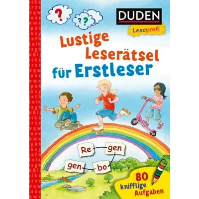 Abbildung von Duden Leseprofi Lustige Leserätsel für Erstleser, 1. Klasse: 80 knifflige Aufgaben Zuhause lernen, Kinder ab 6 Jahren