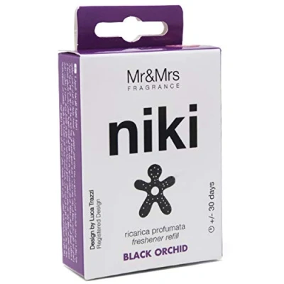 Abbildung von Mr &amp; Mrs Fragance Nachfüllpack für Duftspender Auto Niki Duft Orchidee Noir