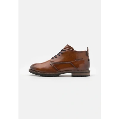 Abbildung von bugatti Schnürstiefelette, Herren, Größe: 41, Cognac Schuhe