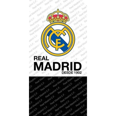 Abbildung von Real Madrid Badetuch Badehandtuch Weiches &amp; saugstarkes Mikrofaser Strandtuch 140x70 cm